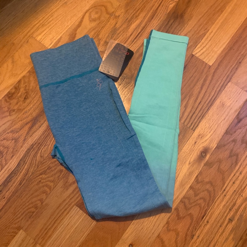 Blue Ombré Leggings - All Sizes - New